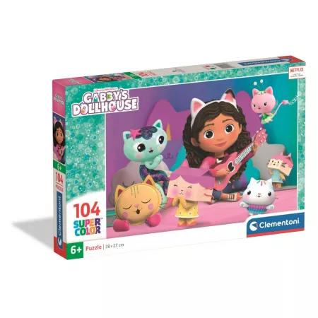 CLEMENTONI ΠΑΙΔΙΚΟ ΠΑΖΛ SUPER COLOR DISNEY GABBY'S DOLLHOUSE 104 ΤΜΧ (25042)