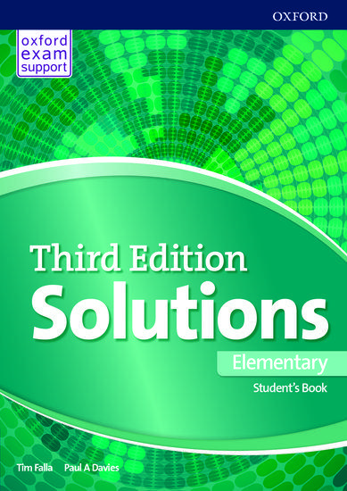SOLUTIONS 3RD EDITION ELEMENTARY STUDENT'S BOOK