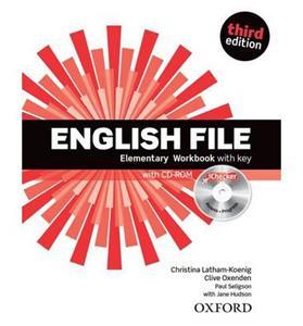 ENGLISH FILE 3RD EDITION ELEMENTARY WORKBOOK WITH KEY