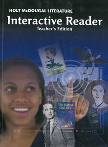 HOLT MC DOUGAL LITERATURE INTERACTIVE READER GRADE 11 TEACHER'S