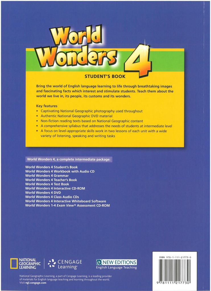 WORLD WONDERS 4 STUDENT'S BOOK