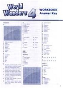 WORLD WONDERS 4 WORKBOOK ANSWER KEY