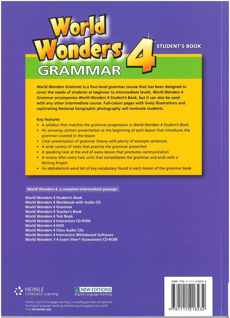 WORLD WONDERS 4 GRAMMAR INTERNATIONAL