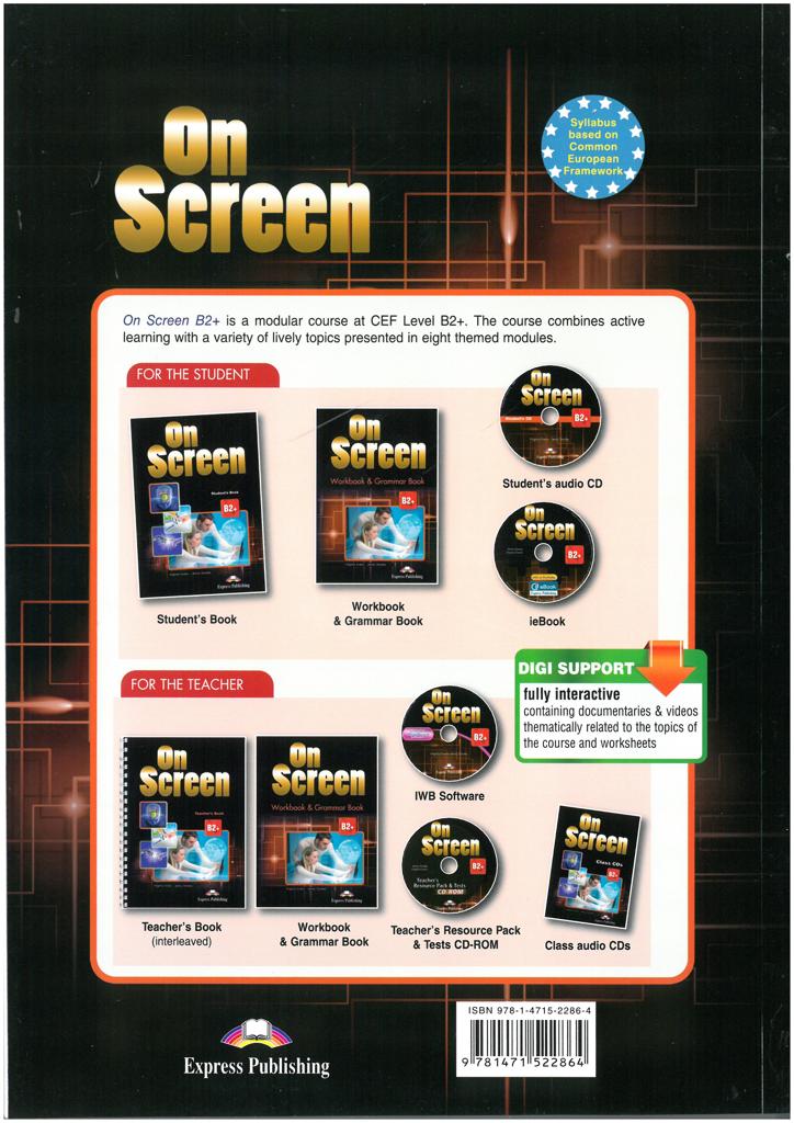 ON SCREEN B2+ WORKBOOK & GRAMMAR (+digiBOOK)