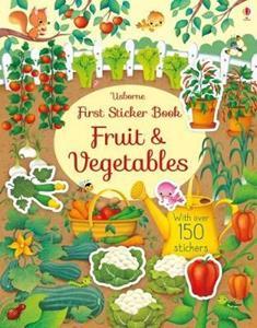 FIRST STICKER BOOK FRUIT AND VEGETABLES