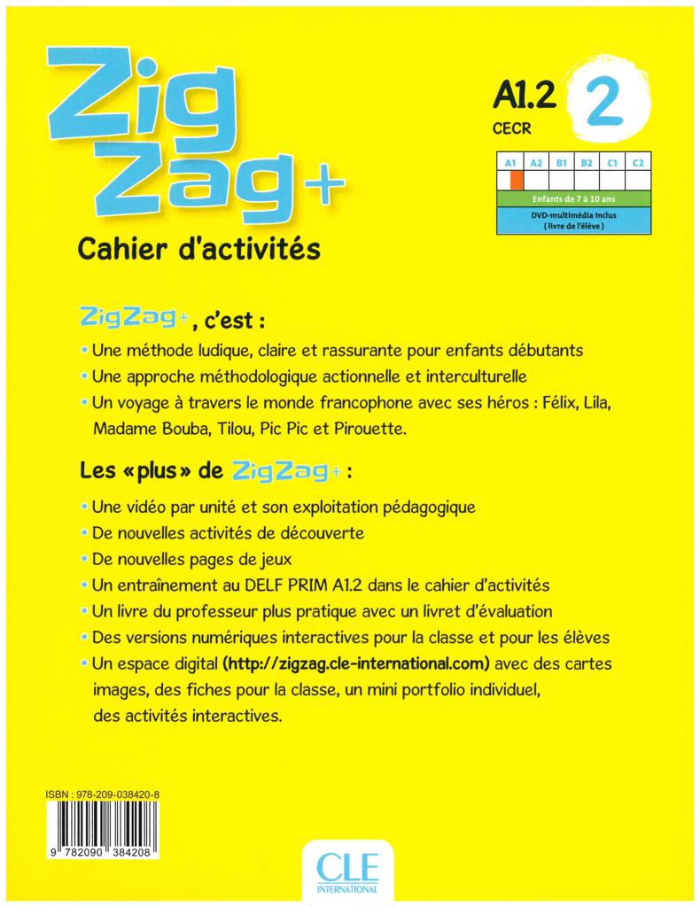 ZIGZAG PLUS 2 A1.2 CAHIER D ACTIVITES