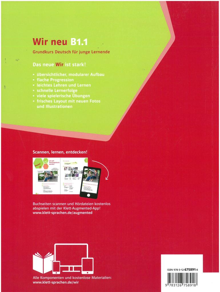 WIR NEU B1.1 KURSBUCH + ARBEITSBUCH (+CD)