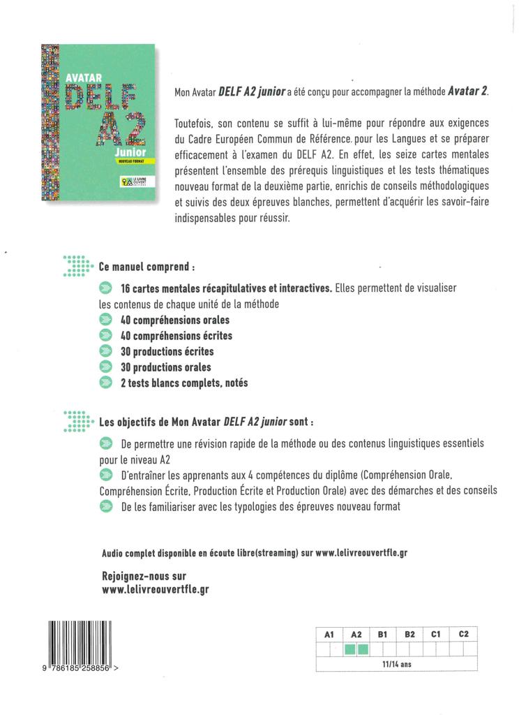 AVATAR DELF A2 JUNIOR NOUVEAU FORMAT