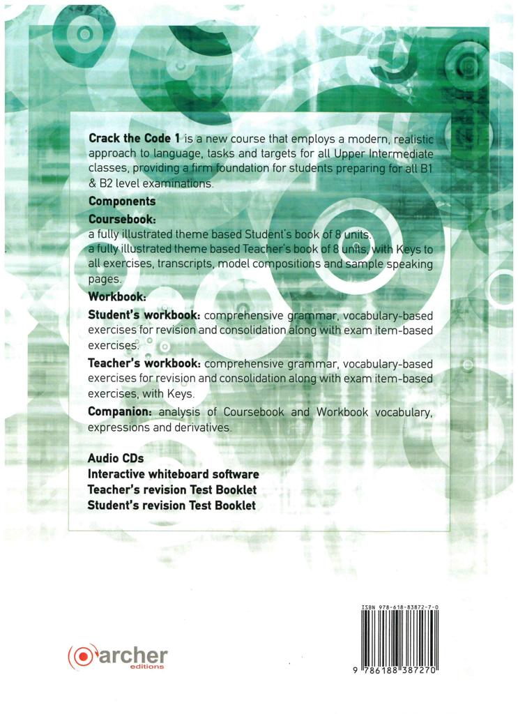 CRACK THE CODE 1 WORKBOOK 2018
