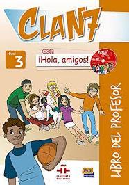 CLAN 7 CON HOLA AMIGOS 3 LBRO DEL PROFESOR (+CD+CD-ROM)