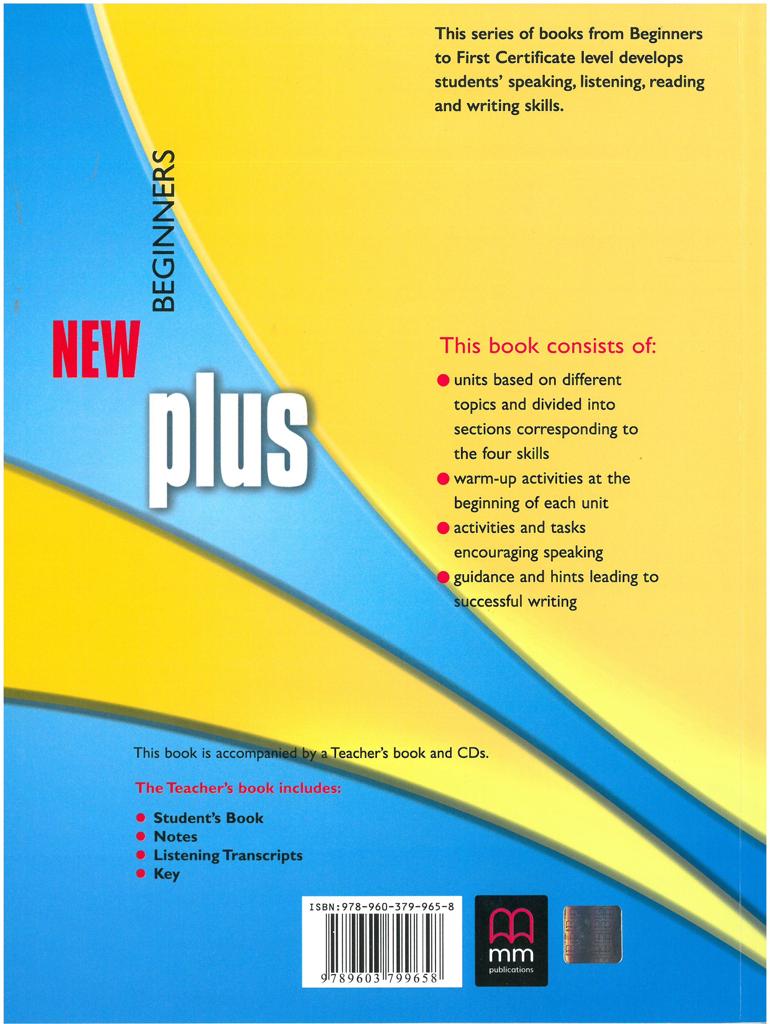 NEW PLUS BEGINNERS STUDENT'S BOOK(+GLOSSARY)