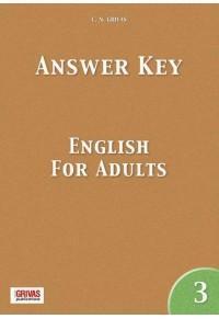 ENGLISH FOR ADULTS 3 ANSWER KEY