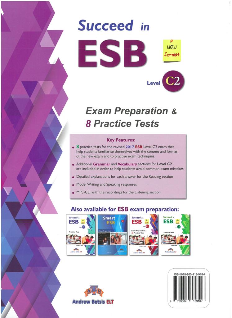 SUCCEED IN ESB C2 12 PRACTICE TESTS STUDENT'S BOOK