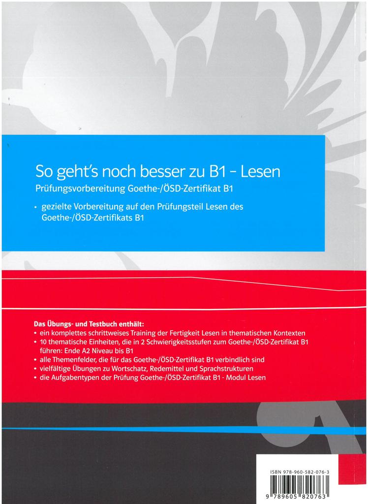 SO GEHT'S NOCH BESSER ZU B1 LESEN UBUNGSBUCH (+MP3+GLOS.+KLETT BOOK APP LIVEBOOK)