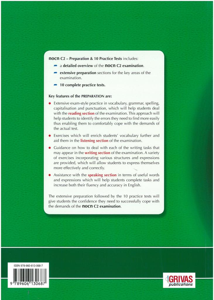 NOCN C2 PREPARATION & 10 PRACTICE TESTS STUDENT'S BOOK