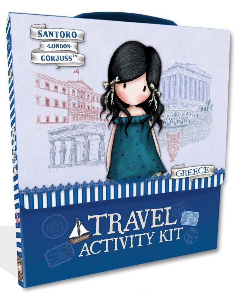 SANTORO'S GORJUSS-GREECE: TRAVEL ACTIVITY KIT