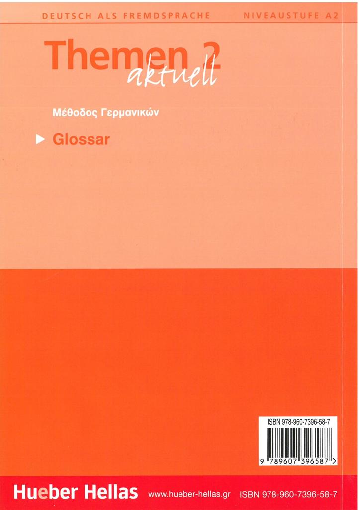 THEMEN AKTUELL 2 GLOSSAR