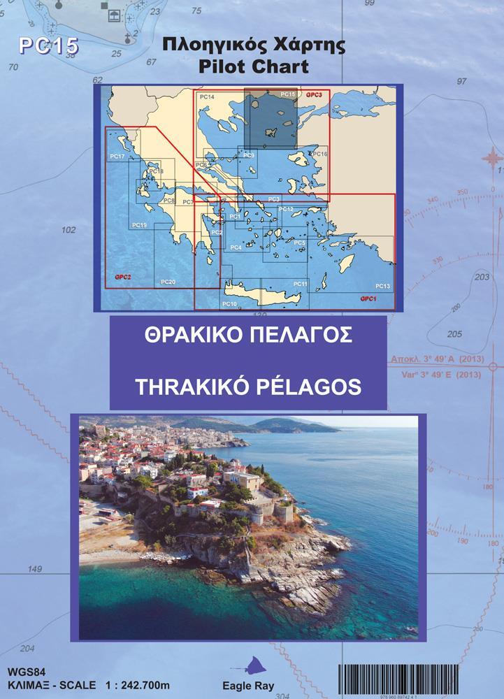 ΠΛΟΗΓΙΚΟΣ ΧΑΡΤΗΣ PC15: ΘΡΑΚΙΚΟ ΠΕΛΑΓΟΣ