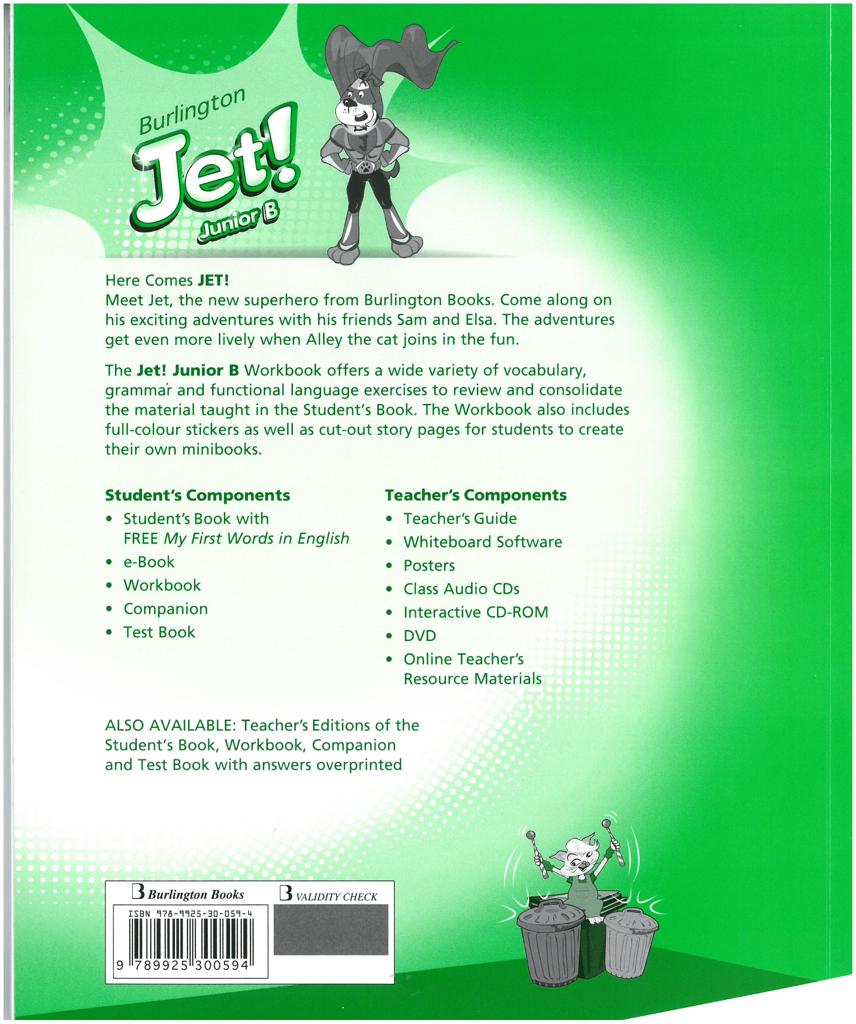 BURLINGTON JET! JUNIOR B WORKBOOK