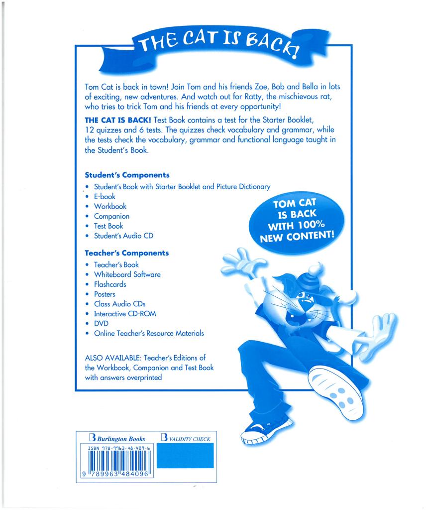 THE CAT IS BACK JUNIOR A TEST BOOK