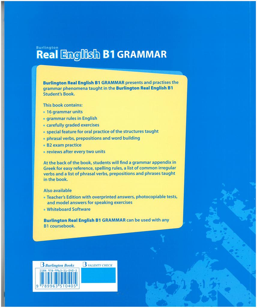 REAL ENGLISH B1 GRAMMAR
