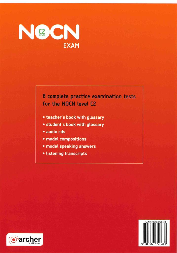 8 COMPLETE PRACTICE TESTS NOCN C2 STUDENT'S BOOK
