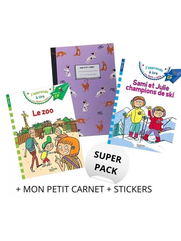 SUPER PACK SAMI ET JULIE (+ MON PETIT CARNET + STICKERS)