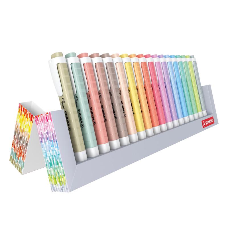 ΜΑΡΚΑΔΟΡΟΙ STABILO SWING DESKSET 18τεμ PASTEL+NATURE