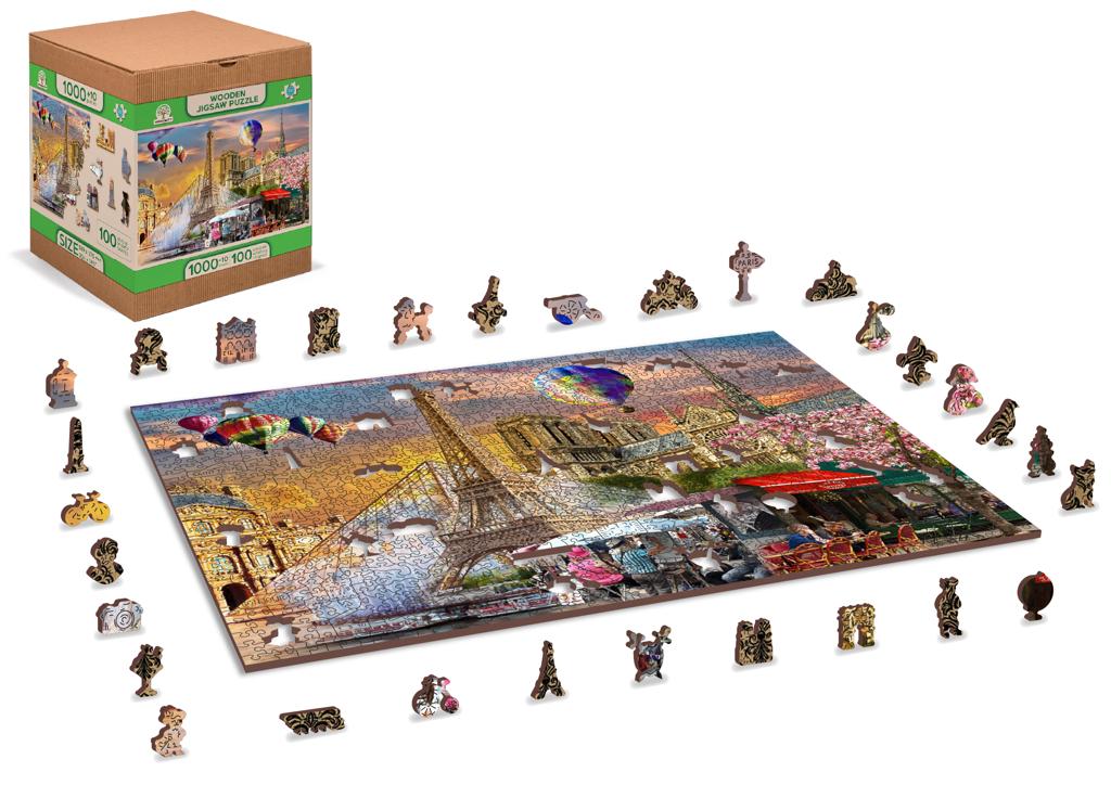 WOODEN.CITY - ΞΥΛΙΝΟ ΠΑΖΛ ΑΝΟΙΞΗ ΣΤΟ ΠΑΡΙΣΙ (1010 ΚΟΜΜΑΤΙΑ)