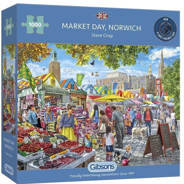 GIBSONS G6297 ΠΑΖΛ 1000ΤΕΜ. MARKET DAY, NORWICH