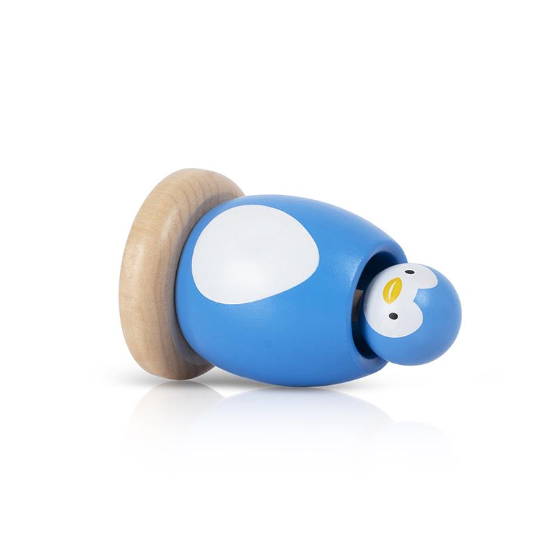 KIPOD - PEEK-A-BOO PENGUIN RATTLE TOY