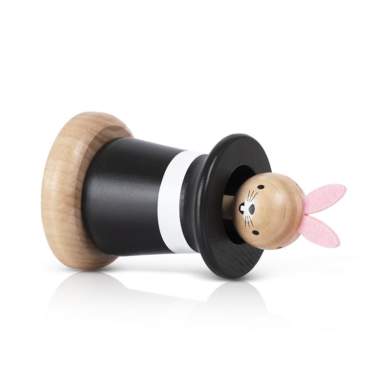 KIPOD - PEEK-A-BOO BUNNY RATTLE TOY