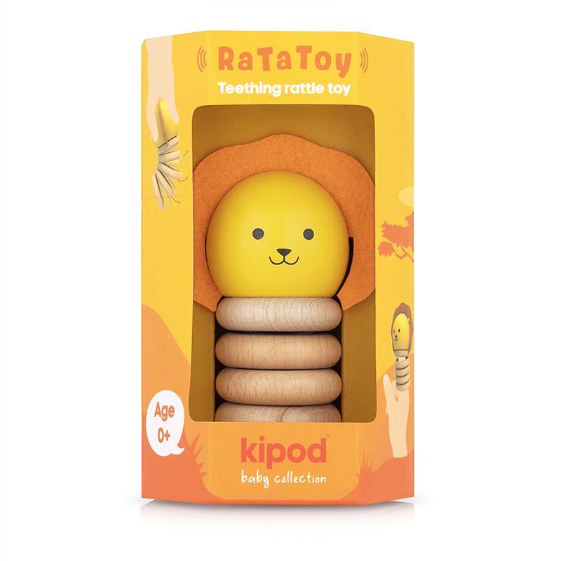 KIPOD - RA-TA-TOY LION RATTLE, PUPPET & TEETHING RINGS 0 ΕΤΩΝ+