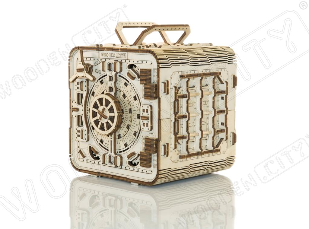 WOODEN.CITY - ΞΥΛΙΝΟ ΜΗΧΑΝΙΚΟ ΠΑΖΛ ΧΡΗΜΑΤΟΚΙΒΩΤΙΟ (225 ΚΟΜΜΑΤΙΑ)