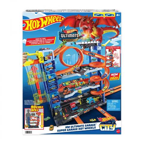 MATTEL HOT WHEELS ΑΠΟΛΥΤΟ ΓΚΑΡΑΖ ΜΕ ΔΡΑΚΟ