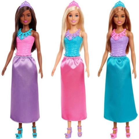 MATTEL (HGR00) BARBIE ΠΡΙΓΚΙΠΙΚΟ ΦΟΡΕΜΑ (3 ΣΧΕΔΙΑ)