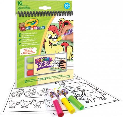ΜΙΝΙ KIDS ΣΕΤ ΖΩΓΡΑΦΙΚΗΣ CRAYOLA COLOR & ERASE 81-1499