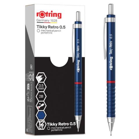ΜΗΧΑΝΙΚΟ ΜΟΛΥΒΙ 05ΜΜ ROTRING RETRO BLUE