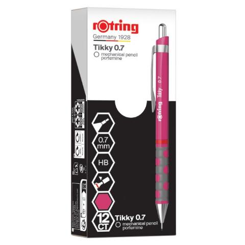 ΜΗΧΑΝΙΚΟ ΜΟΛΥΒΙ 07ΜΜ ROTRING ΤΙΚΚΥ MAGENTA