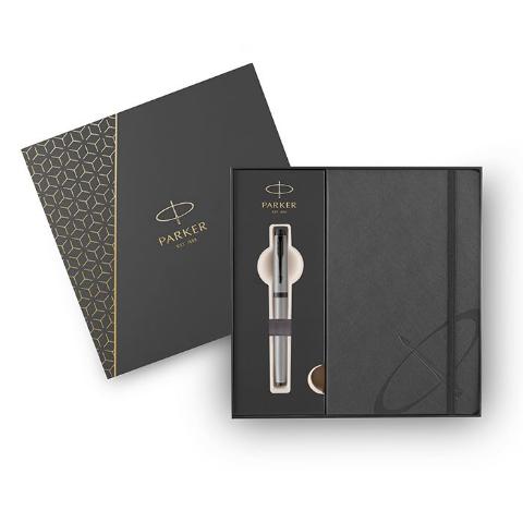 PARKER Ι.Μ. CR METAL.GREY ΒΤ RB ΜΑΡΚΑΔΟΡΑΚΙ ΣΕ KOYTI ΔΩΡΟΥ ΜΕ ΔΩΡΟ ΣΗΜΕΙΩΜΑΤΑΡΙΟ PARKER