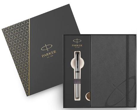 PARKER Ι.Μ. CR METAL.GREY ΒΤ RB ΜΑΡΚΑΔΟΡΑΚΙ ΣΕ KOYTI ΔΩΡΟΥ ΜΕ ΔΩΡΟ ΣΗΜΕΙΩΜΑΤΑΡΙΟ PARKER