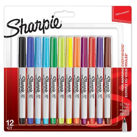 ΣΕΤ SHARPIE ULTRA FINE 12ΤΕΜ BLISTER