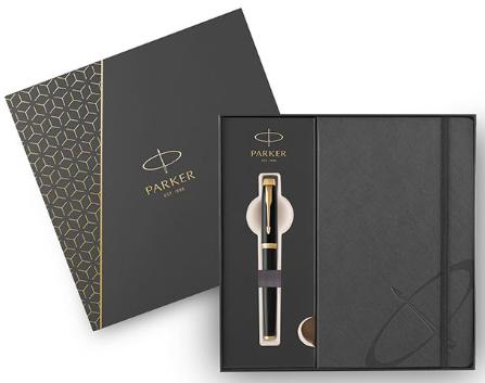 PARKER Ι.Μ.CR LAQUE BLACK GT FPM ΠΕΝΑ ΣΕ KOYTI ΔΩΡΟΥ ΜΕ ΔΩΡΟ ΣΗΜΕΙΩΜΑΤΑΡΙΟ PARKER