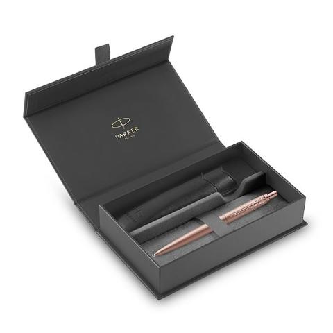 PARKER JOTTER XL MCHR PINK GOLD BP ΣΕ ΣΥΣΚΕΥΑΣΙΑ ΔΩΡΟΥ ΜΕ ΔΕΡΜΑΤΙΝΗ ΘΗΚΗ