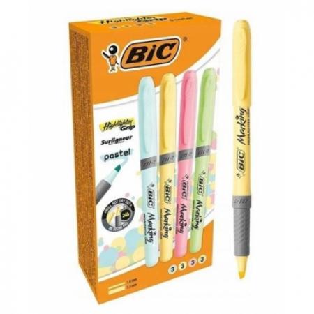 ΜΑΡΚΑΔΟΡΟΣ ΥΠΟΓΡΑΜΜΙΣΕΩΣ BIC GRIP PASTEL