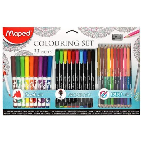 MAPED ΣΕΤ 33 ΤΕΜ(BRUSH GRAPH PEPS DUO SATELITE)