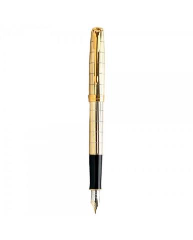 PARKER SONNET CROCODILE VERMEIL FPen [ΠΕΝΑ] ΧΡΥΣΟ 18k