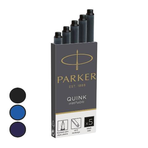 ΑΜΠΟΥΛΕΣ PARKER CARTRIDGES QUINK ΙΝΚ 5ΤΕΜ ΜΠΛΕ