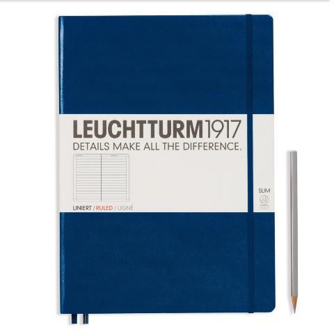ΣΗΜΕΙΩΜΑΤΑΡΙΟ LEUCHTTRURM HC A4+SL RULED NAVY 123 ΣΕΛΙΔΕΣ