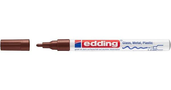 ΜΑΡΚΑΔΟΡΟΣ ΑΝΕΞΗΤΙΛΟΣ ΛΑΔΙΟΥ EDDING 751 ΚΑΦΕ